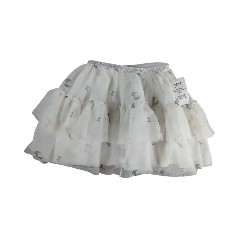 Disney Nightmare Before Christmas Girls Skirt Size 5 Bats Halloween Twirl NWT